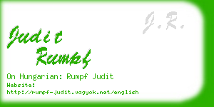 judit rumpf business card